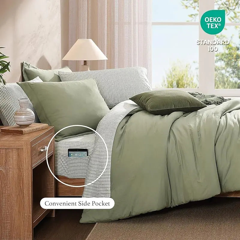 7-Pieces Microfiber Comforter Set