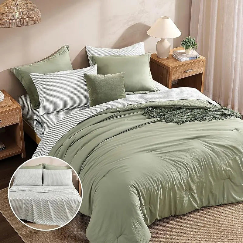 7-Pieces Microfiber Comforter Set