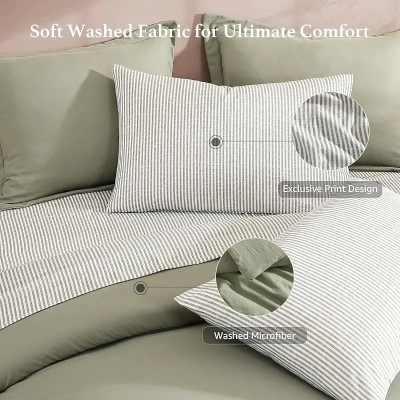 7-Pieces Microfiber Comforter Set